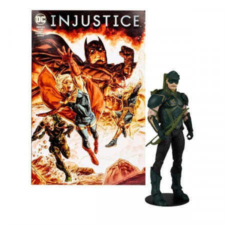 Besorgen 🎁 McFarlane Injustice 2: Green Arrow - DC Direct Page Punchers Actionfigur & Comic 🎁 3 Besorgen 🎁 McFarlane Injustice 2: Green Arrow - DC Direct Page Punchers Actionfigur & Comic 🎁