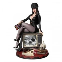 Bester Verkauf 🥰 Mezco Toys Elvira: Herrscherin Der Dunkelheit - Elvira - Static Six Statue 🌟