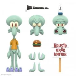 Rabatt 🥰 Super7 SpongeBob Schwammkopf: Squidward - Ultimates Actionfigur 🎁